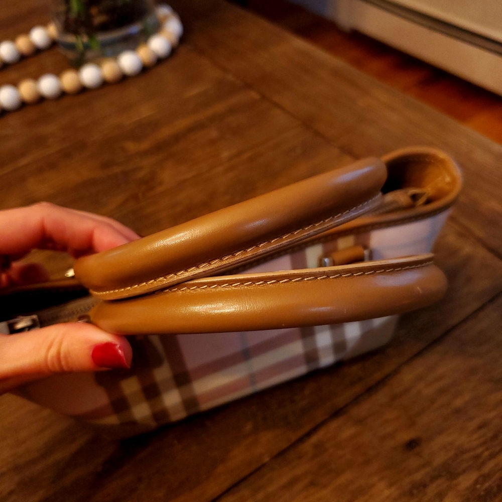 Finaldropburberry Mini Candy Nova Check Boston Bag - image 8